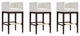 Manhattan Comfort Kingsley Bar Stool, Set of 3
