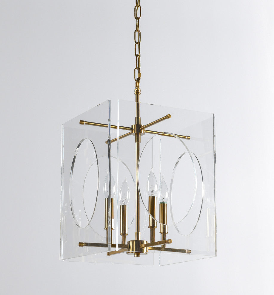 Tessa Brass Chandelier