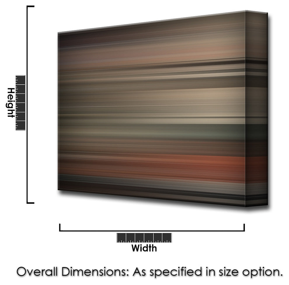 Ready2HangArt ''Blur Stripes XXXII'' Canvas Wall Art, 30 in. Highx40 in. Wide