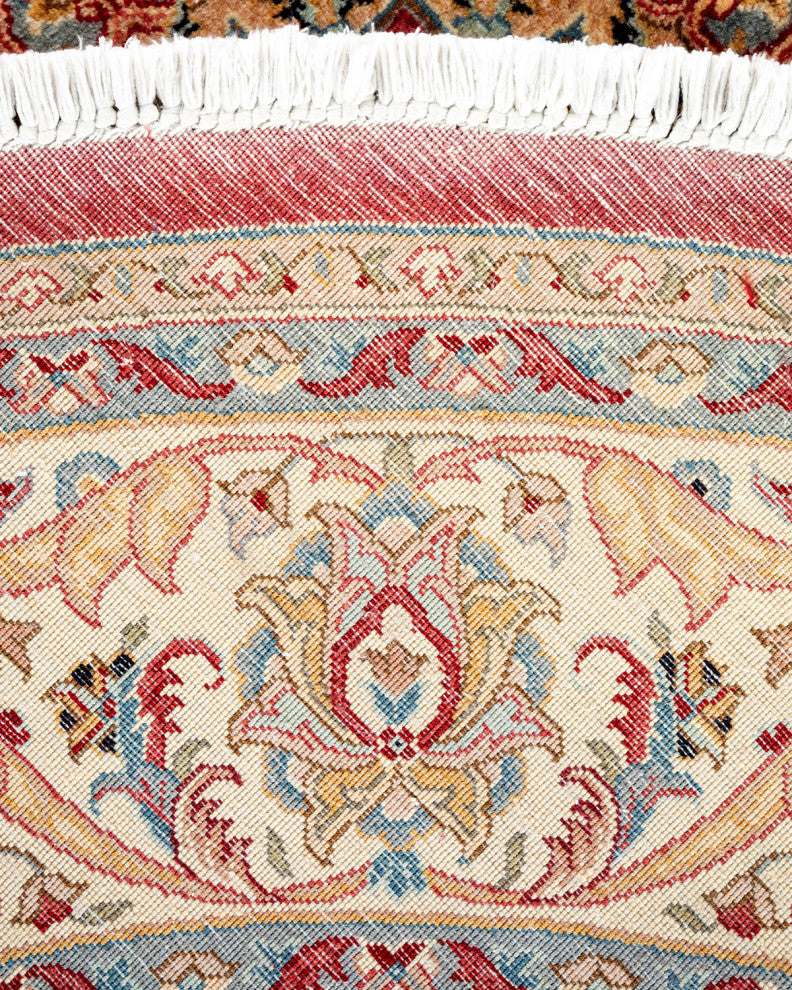 Mogul, One-of-a-Kind Hand-Knotted Area Rug Yellow, 6' 5 x 6' 7