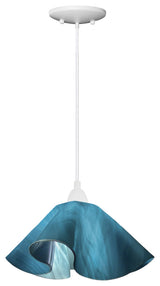 Jezebel Radiance Lily Large Pendant, Sky Blue