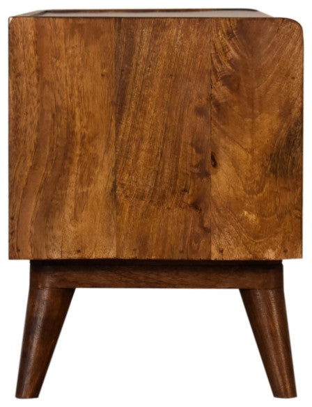 Mud Linen Nordic Storage Bench