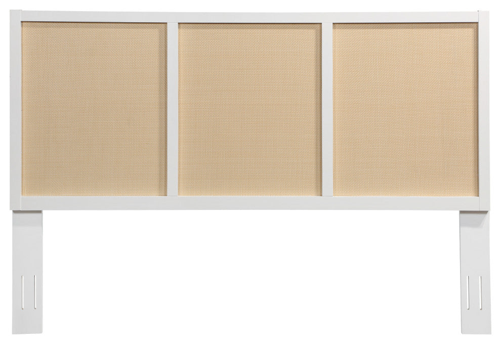 Bayport Cane and Solid Wood King Headboard