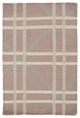 Surya Sheffield Market SFM-8008 2'6"x8' Rug, Cream/Taupe/Wheat/Aqua