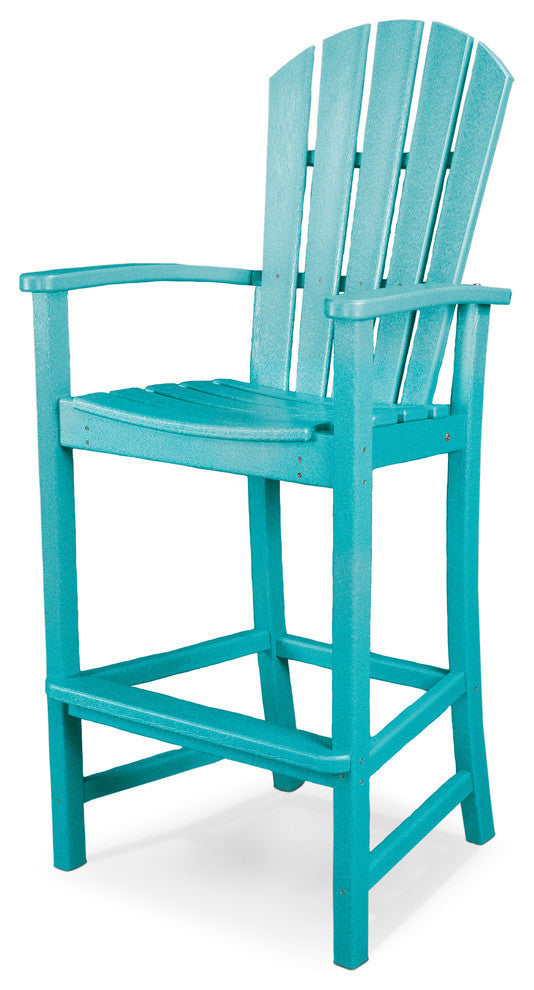 Polywood Palm Coast Bar Chair, Aruba