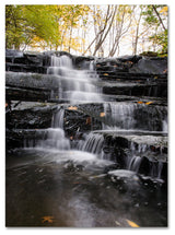 'Waterfall at Lake View' Canvas Art by Kurt Shaffer