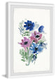 "Violets Are Blue Flowers" Framed Painting Print, 24"x36"