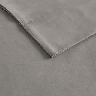 Madison Park Microcell 3M Scotchgard Moisture Treatment Sheet Set, Grey, King