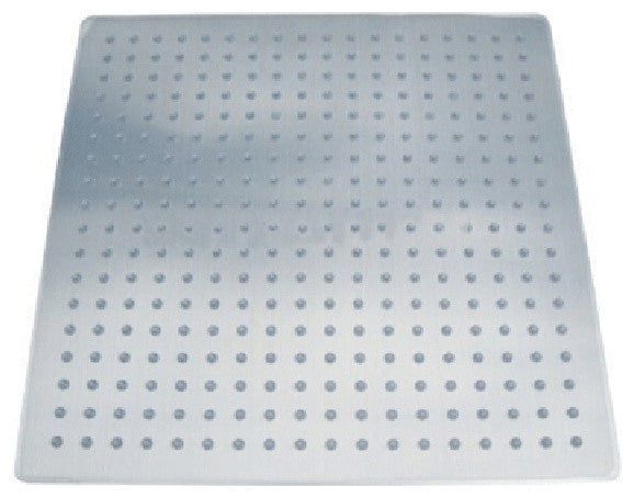 New Large 16" Nickel Brushed Rainfall Shower Head Ultrathin Square Shower Head