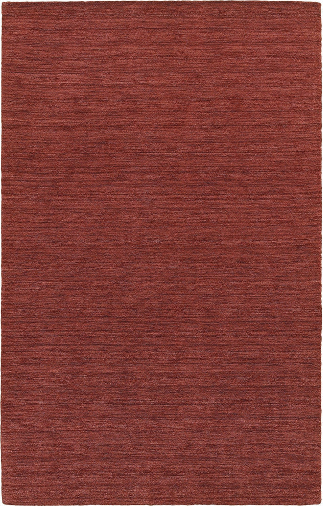 Oriental Weavers Aniston Collection Red Solid Indoor Area Rug 6'X9'