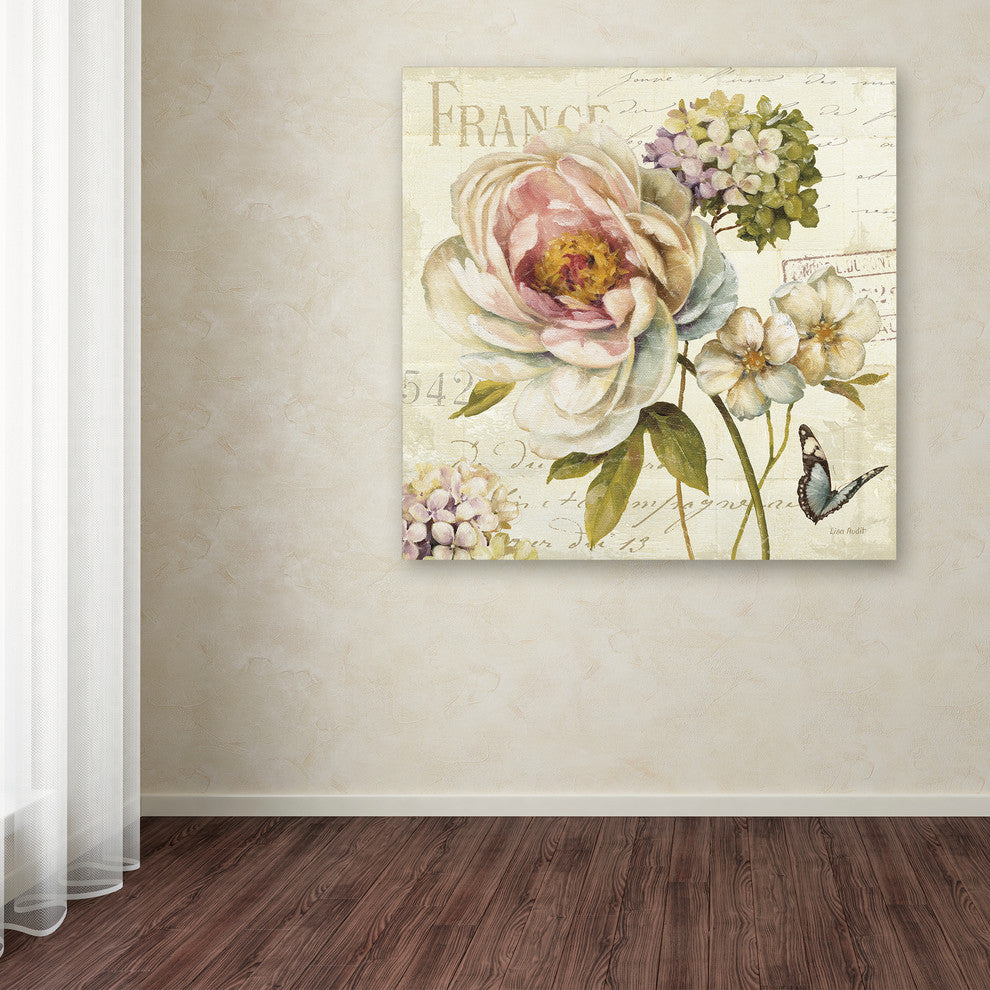 'Marche de Fleurs VI' Canvas Art by Lisa Audit