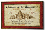 French Wine Label I' by Daphne Brissonnet, Giclee Canvas Wall Art, 54"x40"