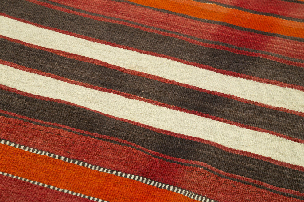 Rug N Carpet - Handmade Oriental 2' 11" x 10' 8" Contemporary Runner Kilim Rug