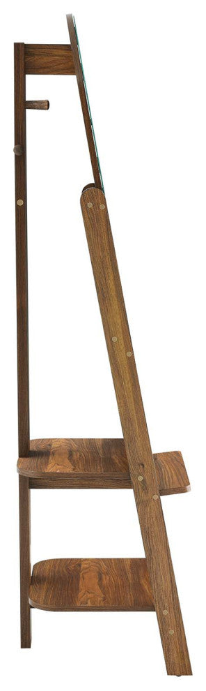 Ascend Standing Mirror, Walnut