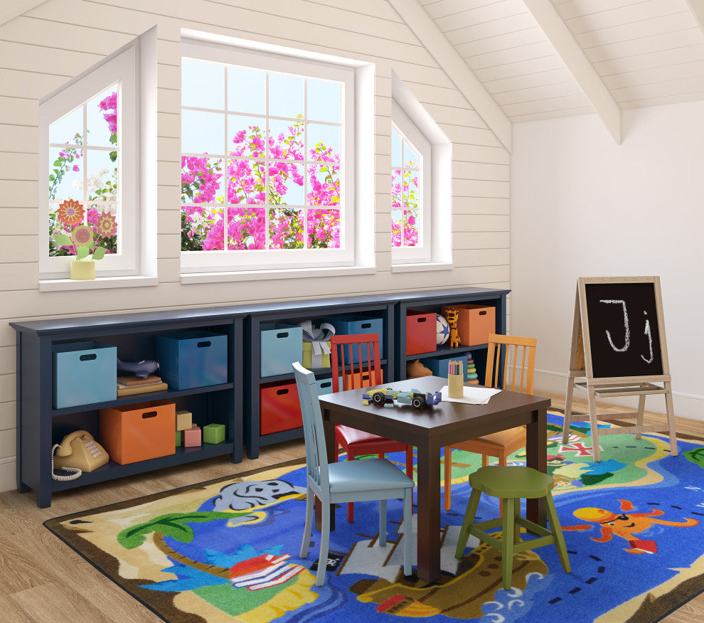 Books Are Treasures Rug, 7'8"x10'9"