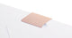 3" Rose Gold Door Edge Pulls, 10 Pack