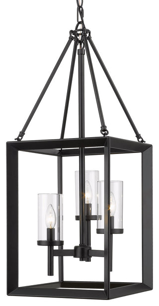 Smyth 3 Light Pendant With Clear Glass Shade