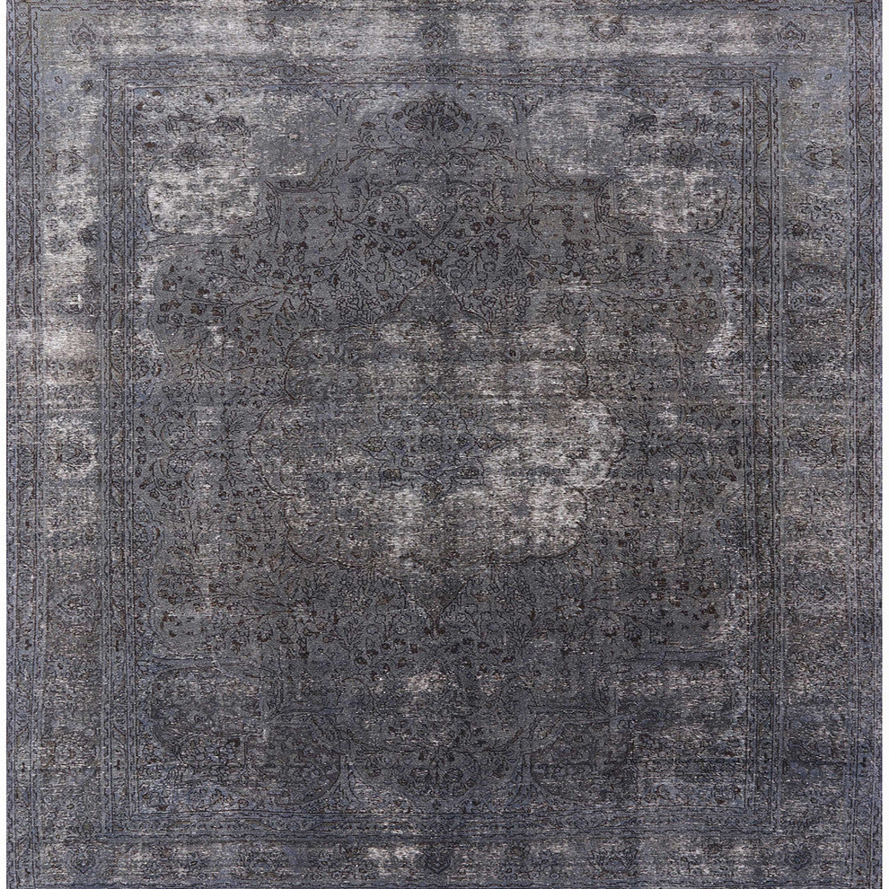 Ahgly Company Indoor Square Mid-Century Modern Area Rugs, 8' Square