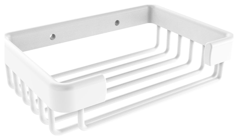 Soap Basket, Matte White