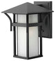 Hinkley Harbor Small Wall Mount Lantern, Satin Black