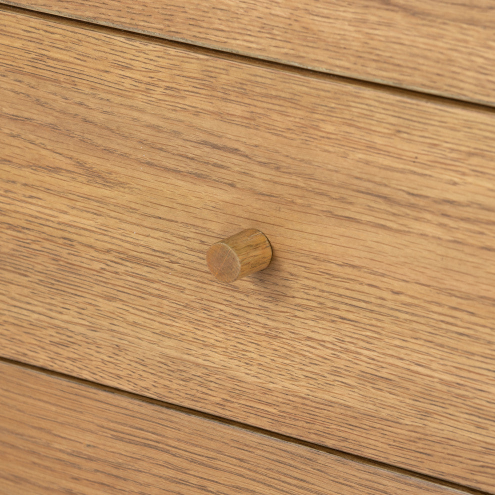 Meadow 5 Drawer Dresser-Tawny Oak