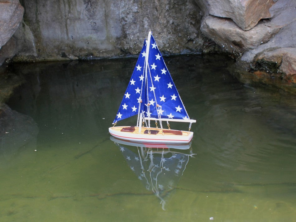 It Floats, Big Stars Floating Sailboat Model, 12"