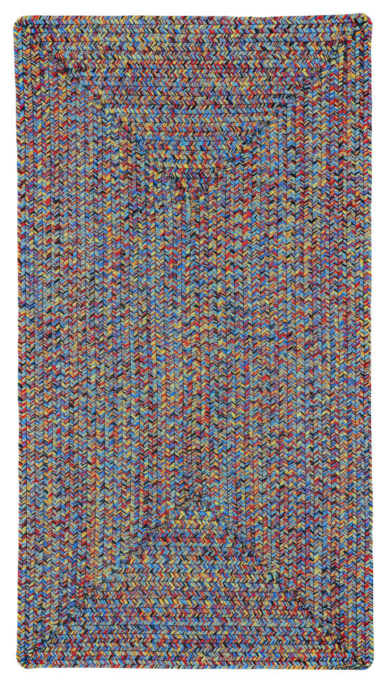 Capel Sea Pottery Bright Multi 0110_900 - 24" X 8' Runner Concentric