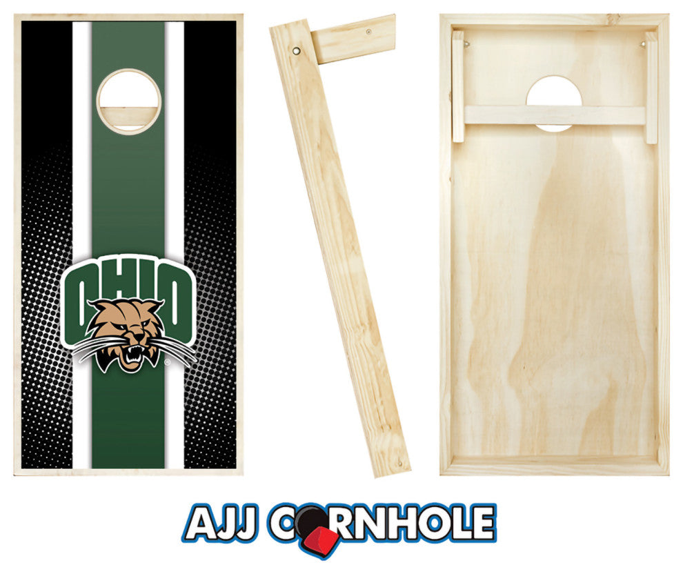 Ohio Striped Cornhole Set