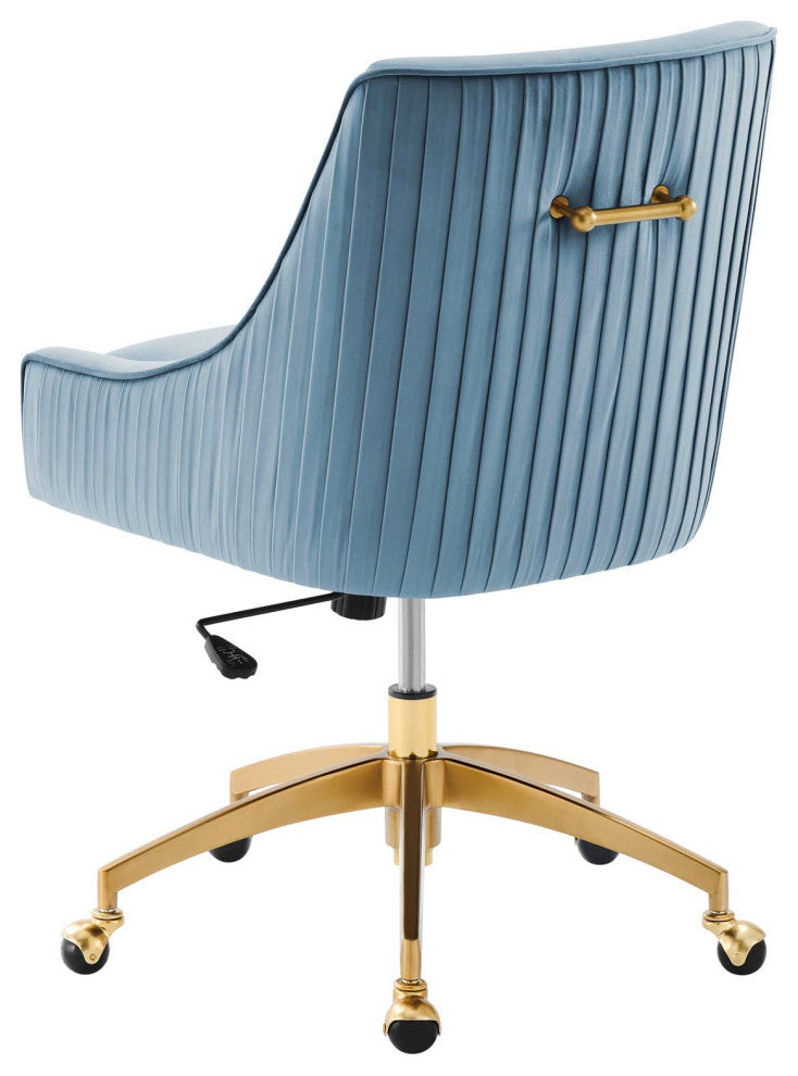 Side Dining Chair, Blue, Velvet, Modern, Kitchen Bistro Restaurant Hospitality