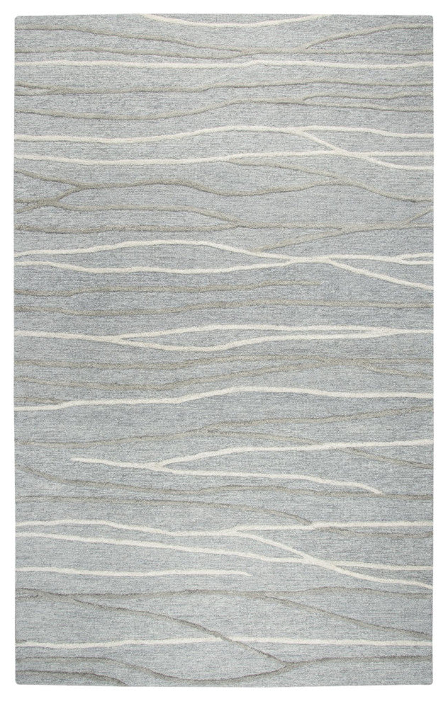 Rizzy Home ID968A Idyllic Area Rug 5'x8' Gray