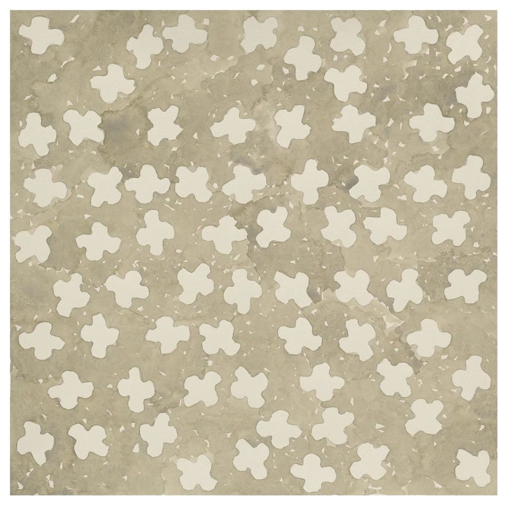 "Wishy Washy Grays III" Digital Paper Print by Shirley Novak, 42"x42"