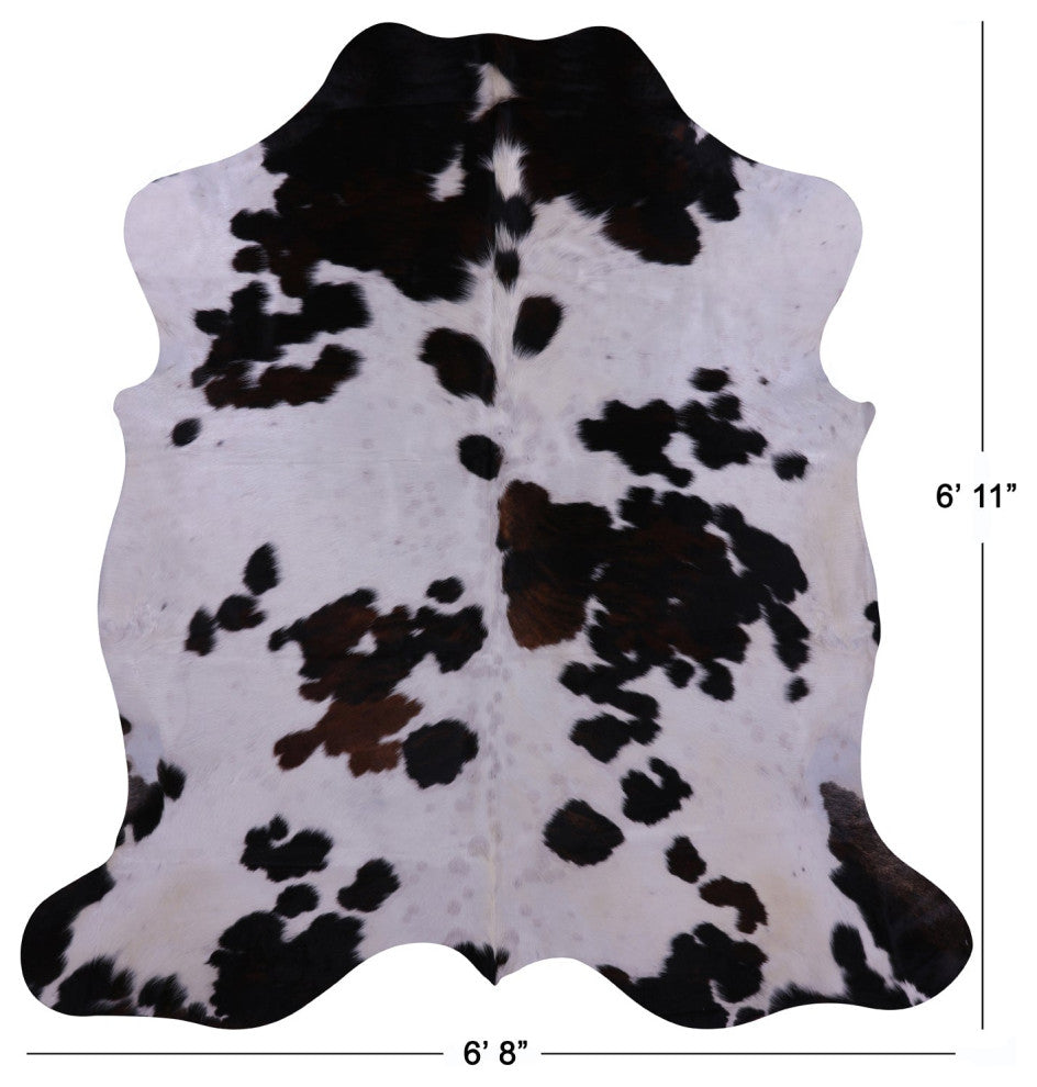 Natural Cowhide Rug 6' 11" X 6' 8" C2228