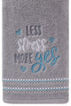 SKL Home 2-Piece Less Stress More Yes Hand Towel Set