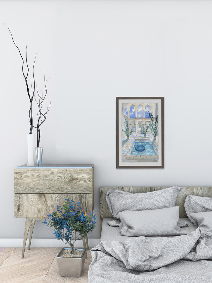 "One Floater Left" Framed Painting Print, 16"x24"