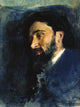 Ilia Efimovich Repin Portrait of writer Wrapped Canvas, 21"x28"