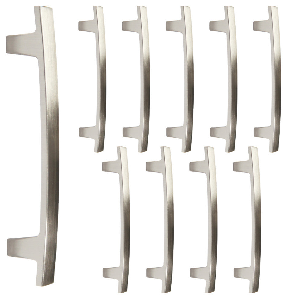 Mascot Hardware Contemporary Arch 3 in. Satin Nickel Drawer Pull - Pack of 10