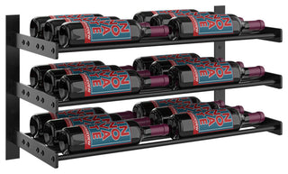 Evolution Wine Wall 2C 15, 18 Bottles, Matte Black