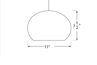 Ceiling Light: Large Claylight Pendant, Line Pattern, Incandescent Bulb