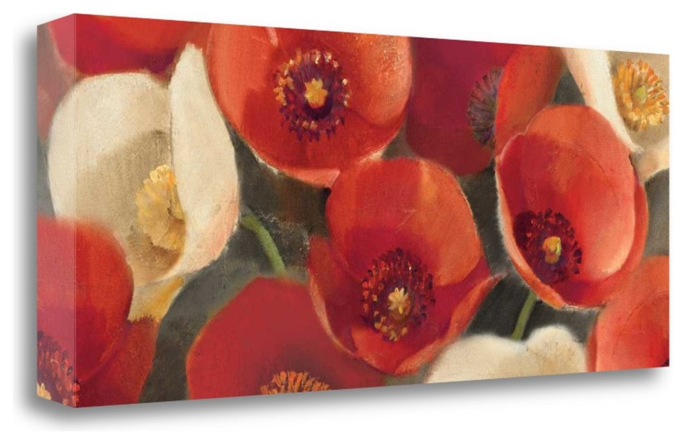 "Poppies Bloom I" By Albena Hristova, Giclee Print on Gallery Wrap Canvas