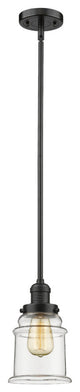Canton 1-Light Dimmable LED Pendant, Oil Rubbed Bronze, Glass: Clear