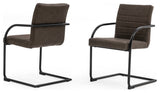 Modrest Ivey Brown Dining Chair, Set of 2