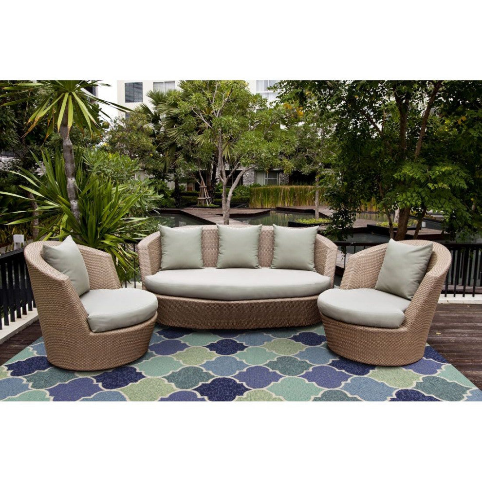 KAS Harbor 4231 Blue Stella Area Rug, 3'3"x5'3"