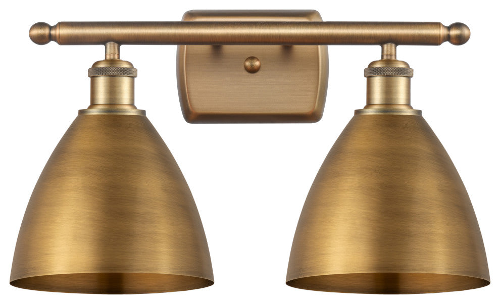 Ballston Dome Bath Vanity Light, Brushed Brass, Brushed Brass