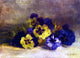 Charles Ethan Porter Pansies, 18"x27" Wall Decal Print