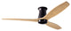 Arbor Flush Fan, Dark Bronze, 54" Maple Blades, No Light, Wall Control