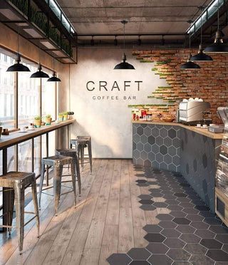 Florence Black Barn Pendant Light Loft Fixture, 12.2", 3-Pack