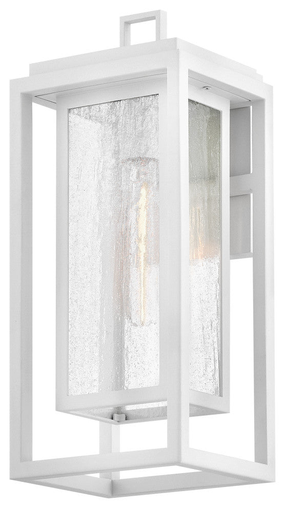 Hinkley Republic Medium Wall Mount Lantern, Textured White