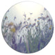 Summer Flowers In Foggy Light, Flower Round Metal Wall Art, 11"