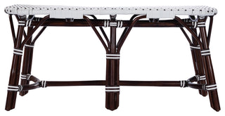Butler Marcella Dark Brown Rattan Bench