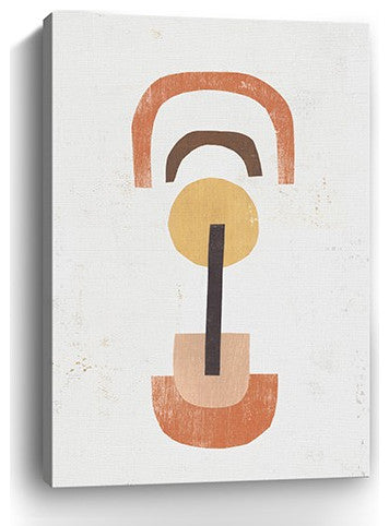 24" Abstract Shapes in Balance Canvas Wall Art